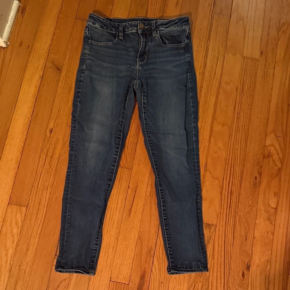 American Eagle Outfitters Dark Blue Skinny Jeans